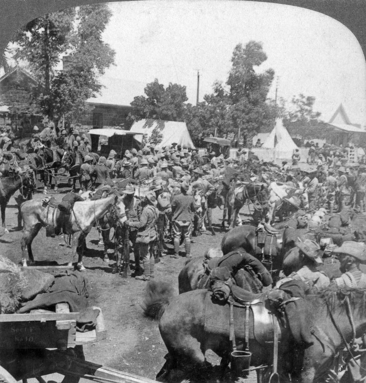 दक्षिण अफ्रीका, बोअर युद्ध, 1901 के युद्ध बंदी के रूप में मोडर नदी में जनरल क्रोनजे का आगमन द्वारा अंडरवुड और अंडरवुड