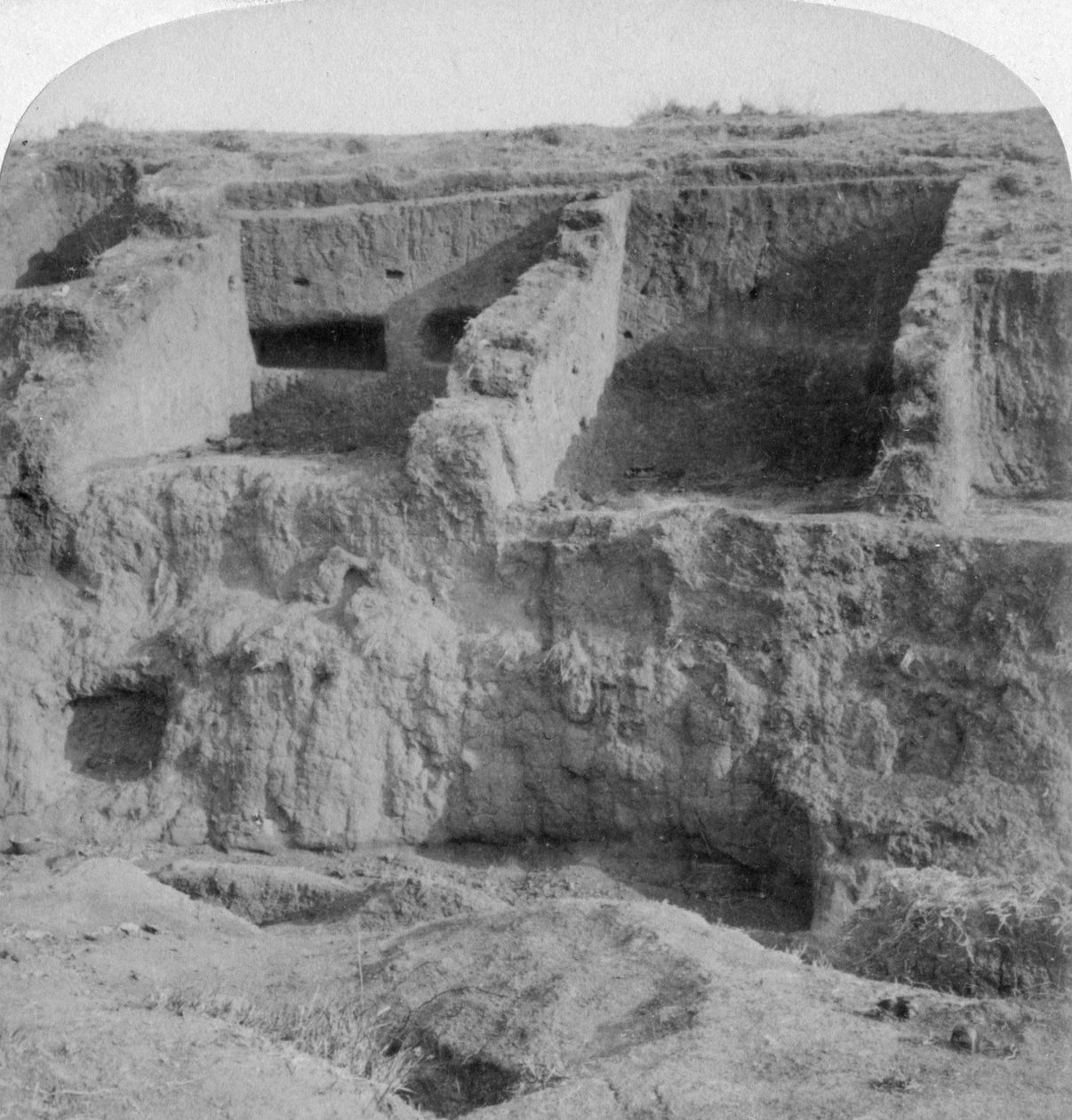 बोअर ट्रेंच, तुगेला नदी, दक्षिण अफ्रीका, 1901 द्वारा अंडरवुड और अंडरवुड