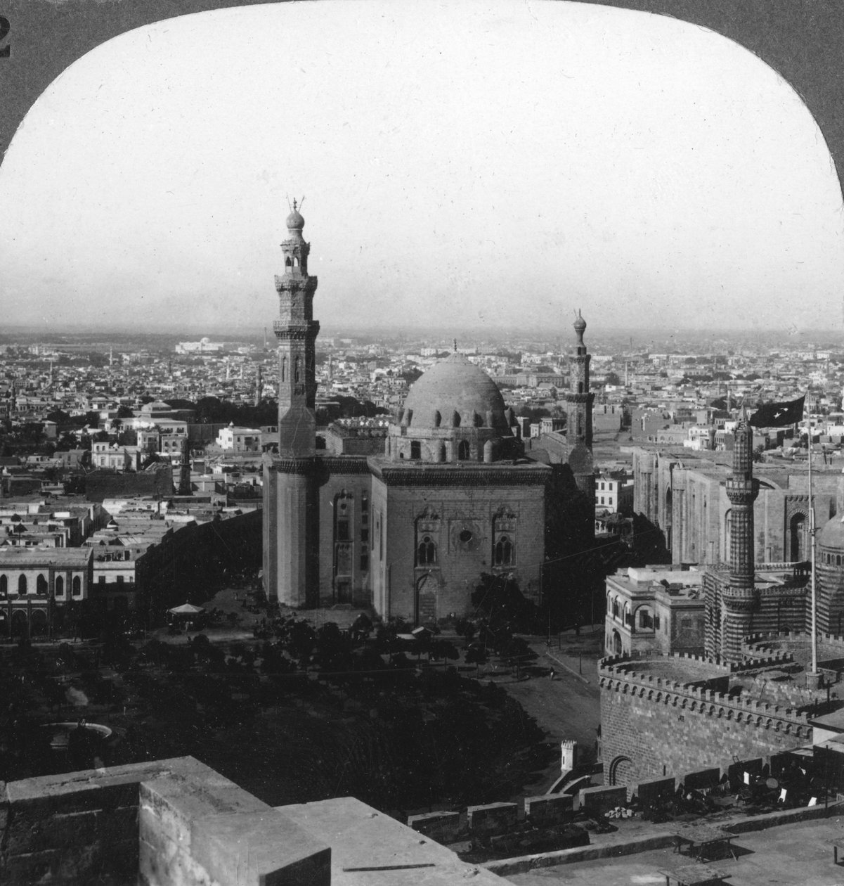 काहिरा - अरब रातों का घर, अफ्रीका का सबसे बड़ा शहर, मिस्र, 1905। द्वारा अंडरवुड और अंडरवुड