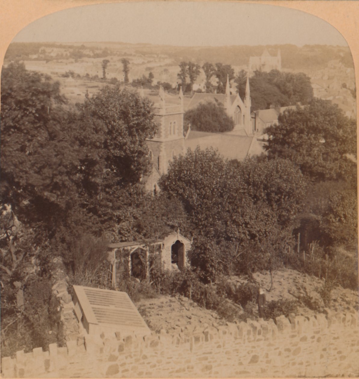 ट्रू, कॉर्नवाल, इंग्लैंड, 1900 का सामान्य दृश्य। द्वारा अंडरवुड और अंडरवुड