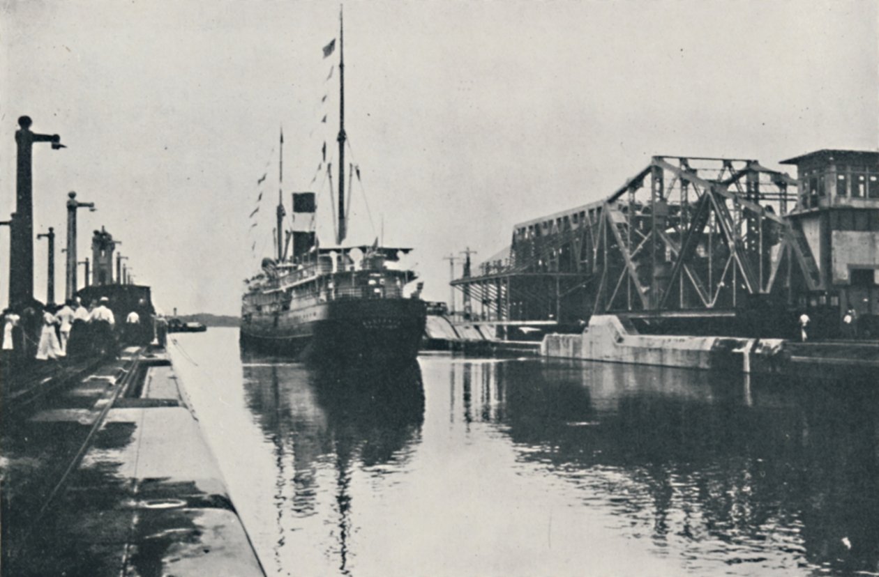 पनामा नहर का उद्घाटन, 1916 द्वारा अंडरवुड और अंडरवुड
