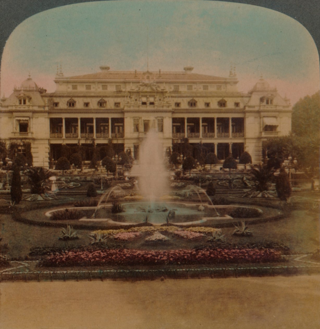 पाम गार्डन, फ्रैंकफर्ट, जर्मनी, 1894. कलाकार: एल्मर अंडरवुड, बर्ट एलियास अंडरवुड। द्वारा अंडरवुड और अंडरवुड
