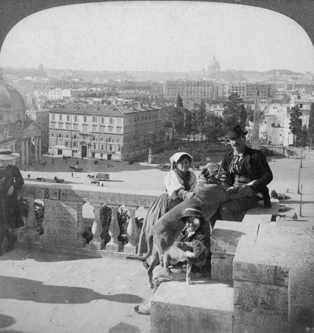 रोम, इटली, 1905। द्वारा अंडरवुड और अंडरवुड
