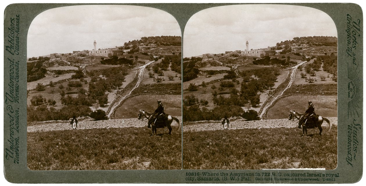 सामरिया, दक्षिण-पश्चिम फिलिस्तीन, 1900s। द्वारा अंडरवुड और अंडरवुड