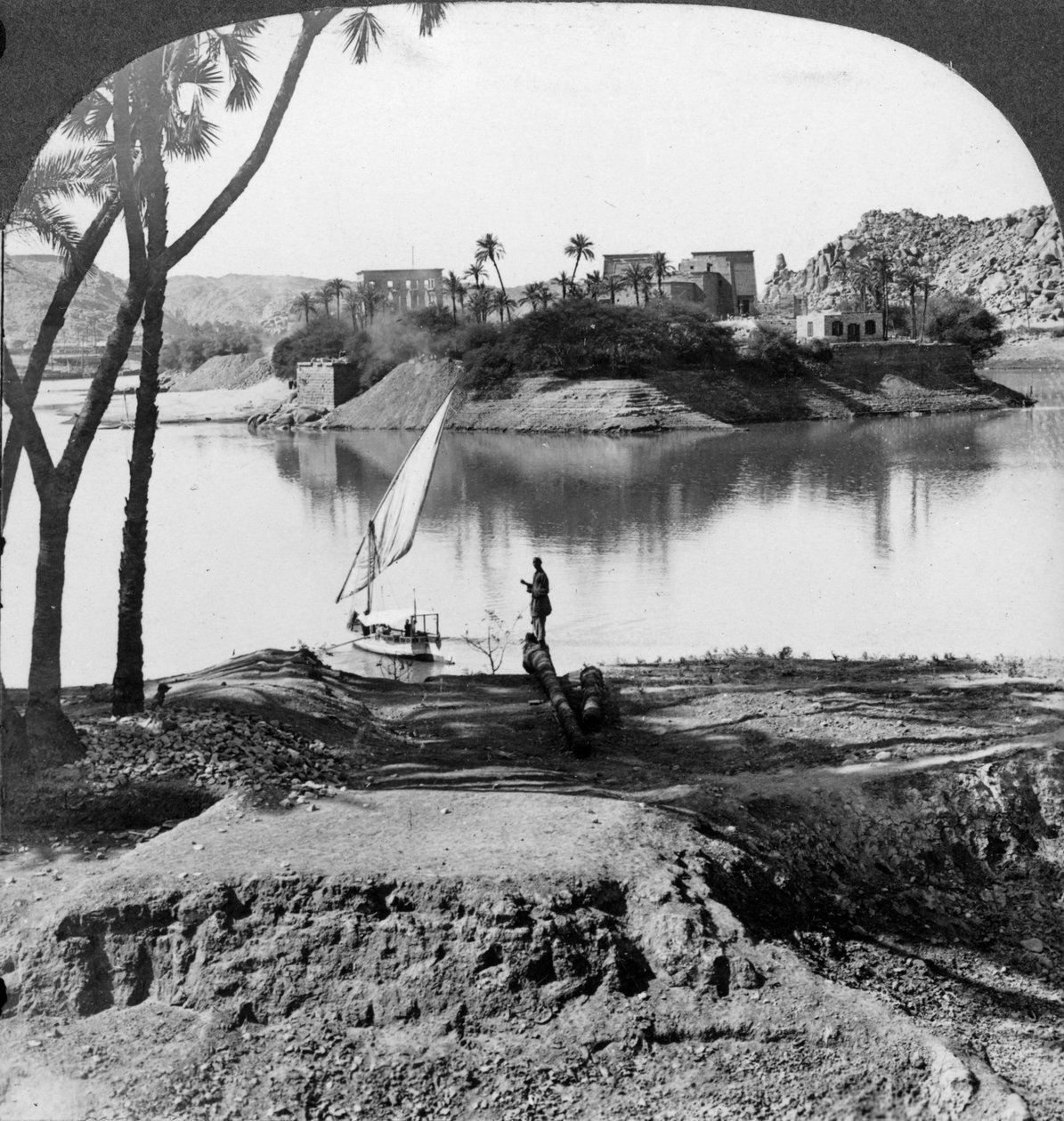 फिलाई द्वीप, मिस्र, 1905। द्वारा अंडरवुड और अंडरवुड