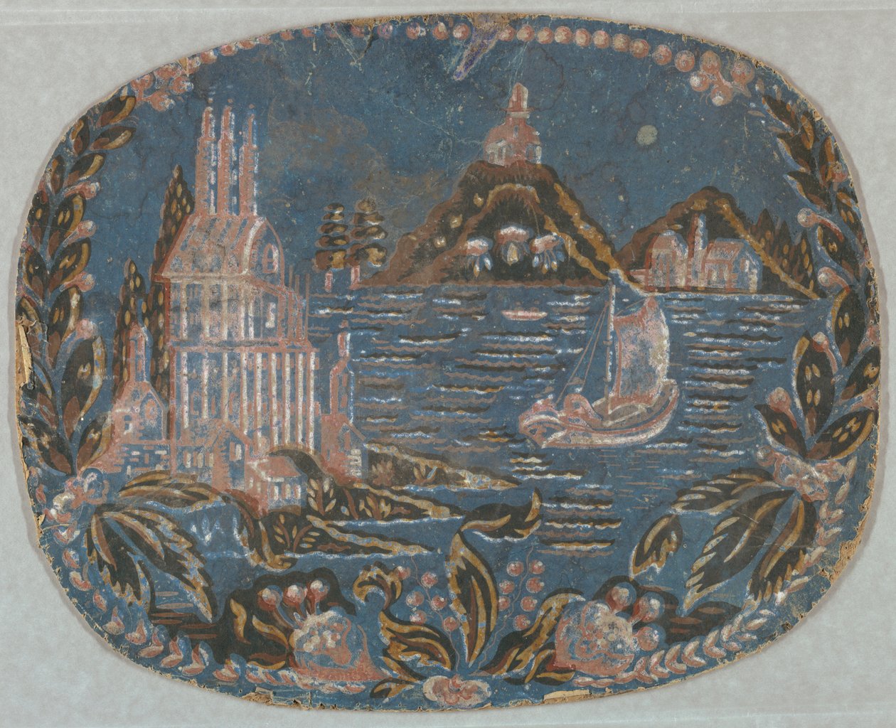 बैंडबॉक्स फ्रैगमेंट (यूएसए), 1830–60 द्वारा अज्ञात