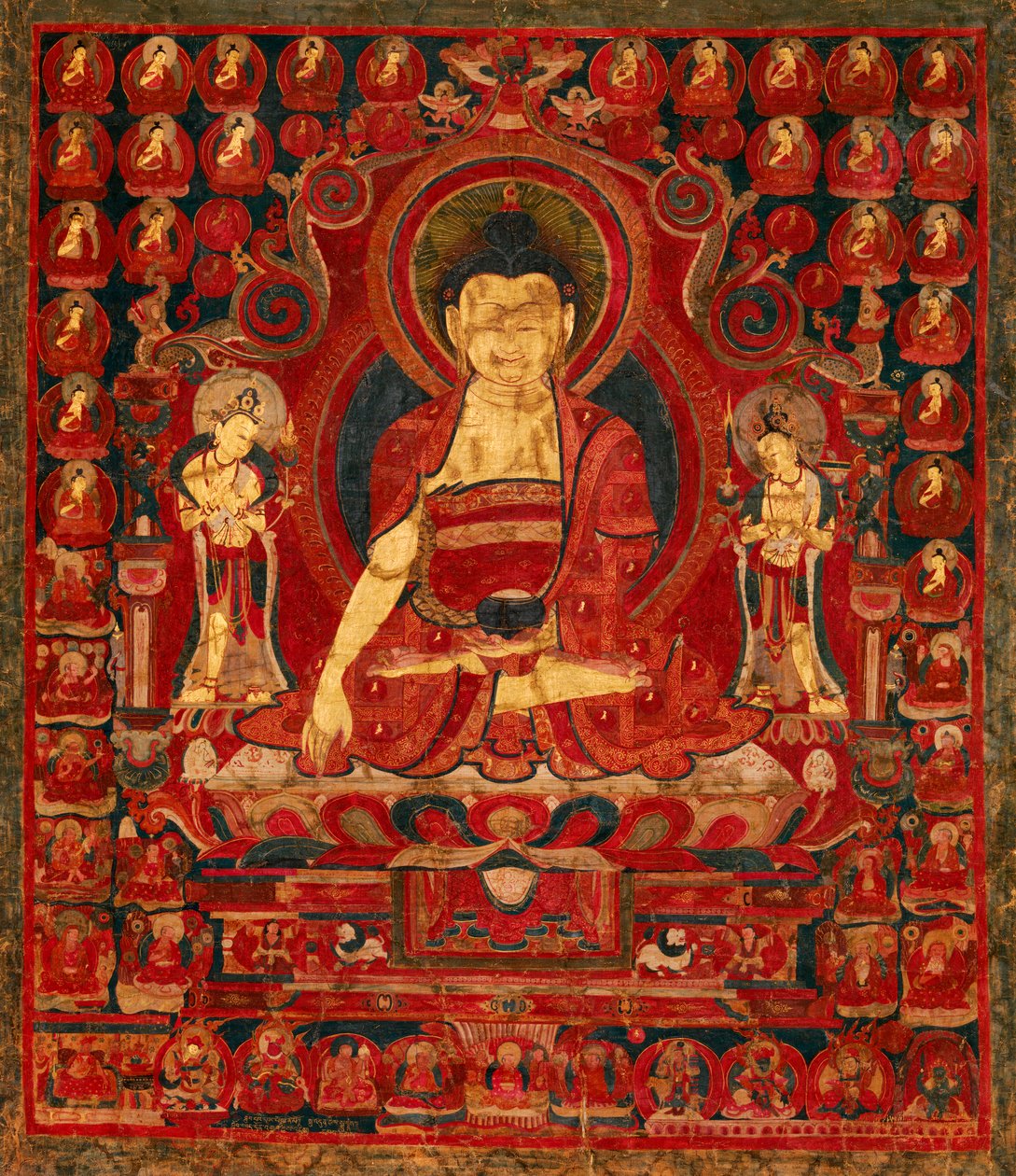मुनियों के भगवान के रूप में बुद्ध शाक्यमुनि। पश्चिमी तिब्बत (गाइड)। द्वारा अज्ञात