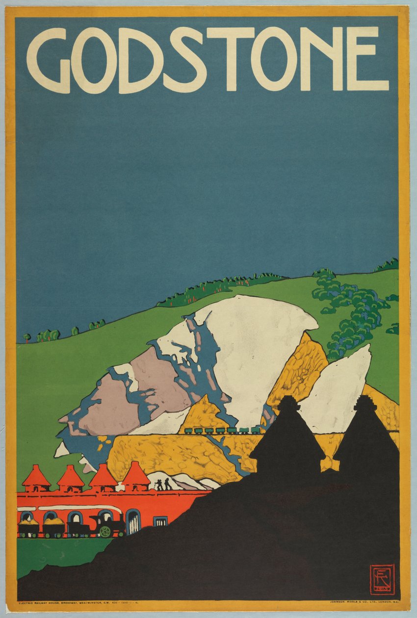 पोस्टर, गॉडस्टोन, लंदन अंडरग्राउंड, 1915 द्वारा अज्ञात