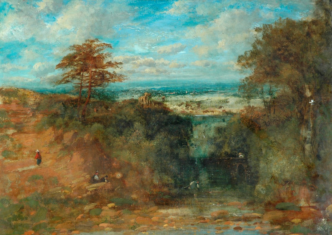 ग्रामीण दृश्य, c.1837 द्वारा अज्ञात