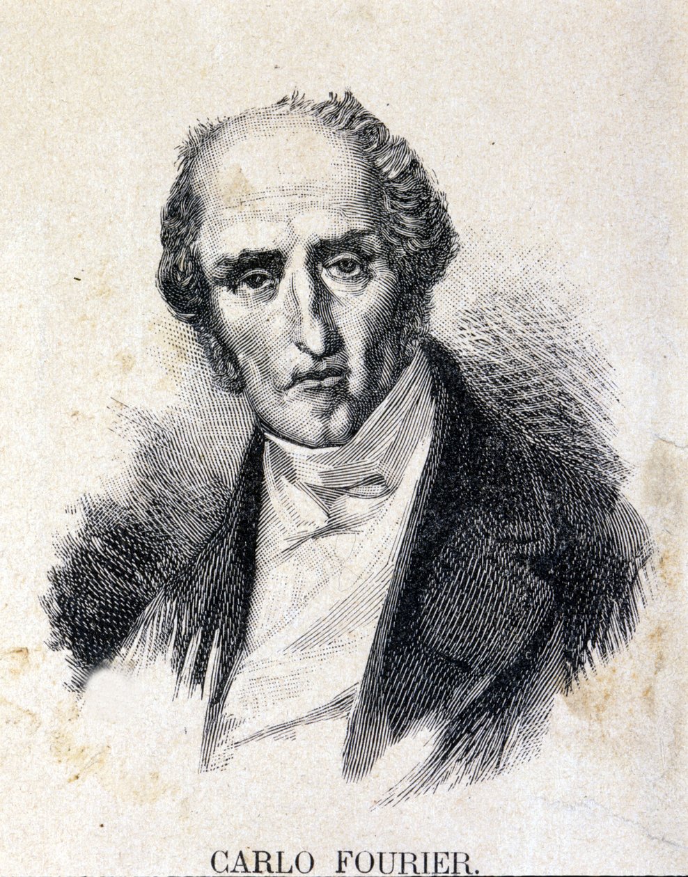 चार्ल्स फूरियर (1772-1837), फ्रांसीसी दार्शनिक और अर्थशास्त्री। द्वारा अज्ञात कलाकार