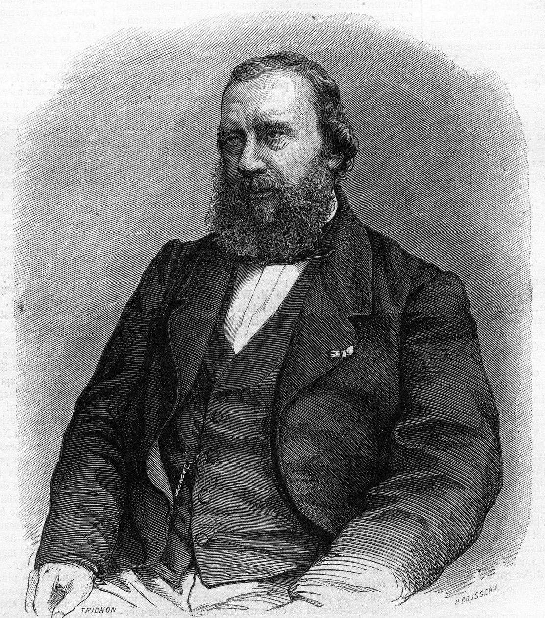 कॉन्स्टेंट ट्रॉयन (1810-1865), फ्रांसीसी चित्रकार। द्वारा अज्ञात कलाकार