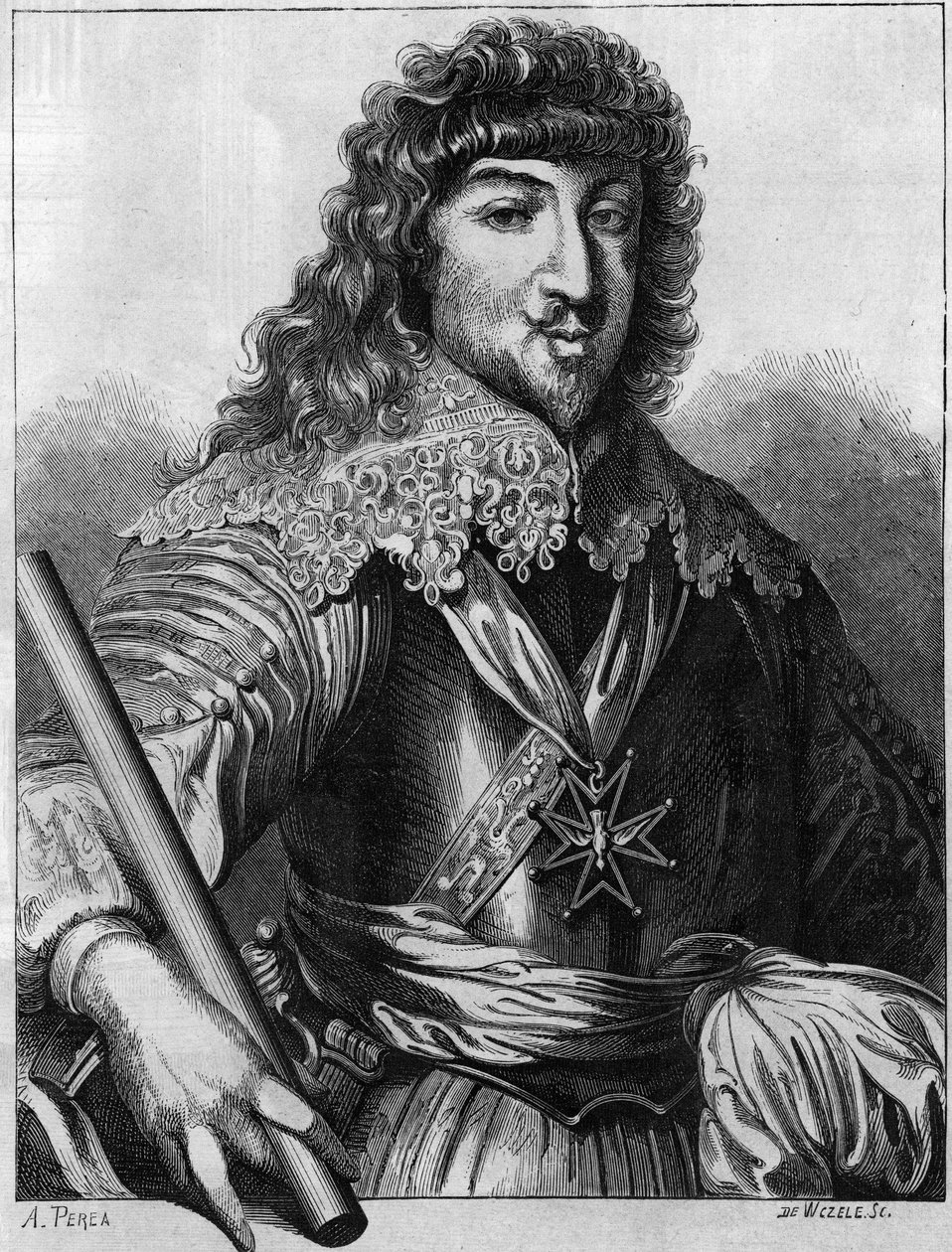 ड्यूक गैस्टन डी ऑरलियन्स (1608-1660), राजा लुई XIII के भाई। द्वारा अज्ञात कलाकार