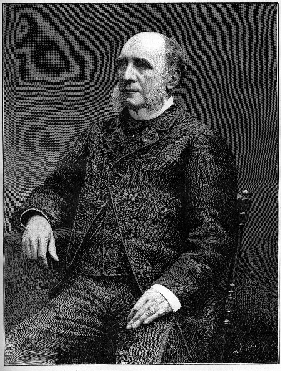 ड्यूक लुई चार्ल्स डेकेज़ (1819-1886), फ्रांसीसी राजनीतिज्ञ, 1873 से 1877 तक विदेश मामलों के मंत्री। द्वारा अज्ञात कलाकार