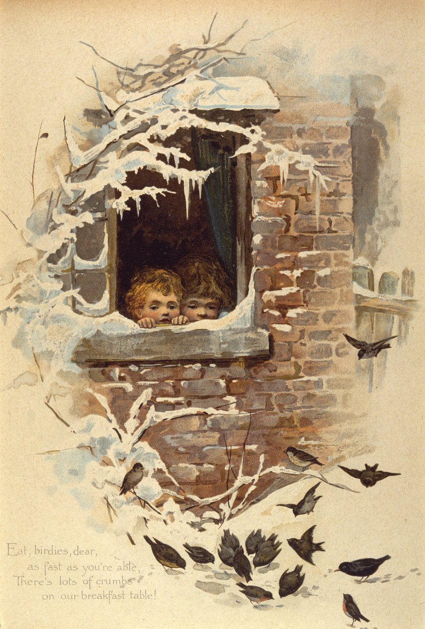 बर्डिज डियर खाओ जितनी तेजी से तुम सक्षम हो, c.1895 द्वारा अज्ञात