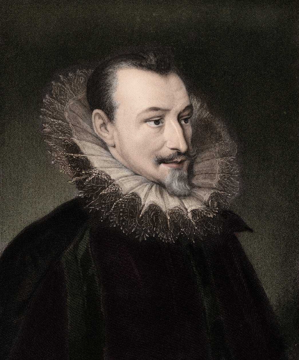 एडमंड स्पेंसर c1552 / 3-1599 - उत्कीर्णन - 19 वीं शताब्दी द्वारा अज्ञात कलाकार