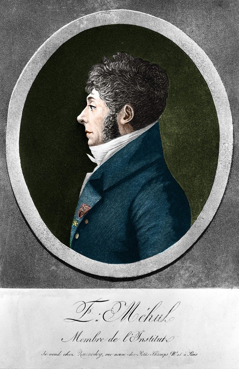 एटिने मेहुल, फ्रांसीसी संगीतकार और अरगनिस्ट (1763-1817)। द्वारा अज्ञात कलाकार