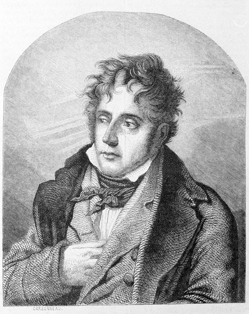 फ्रांकोइस रेने चेटेउब्रिआंड (विस्काउंट डी) (1768 - 1848)। द्वारा अज्ञात कलाकार