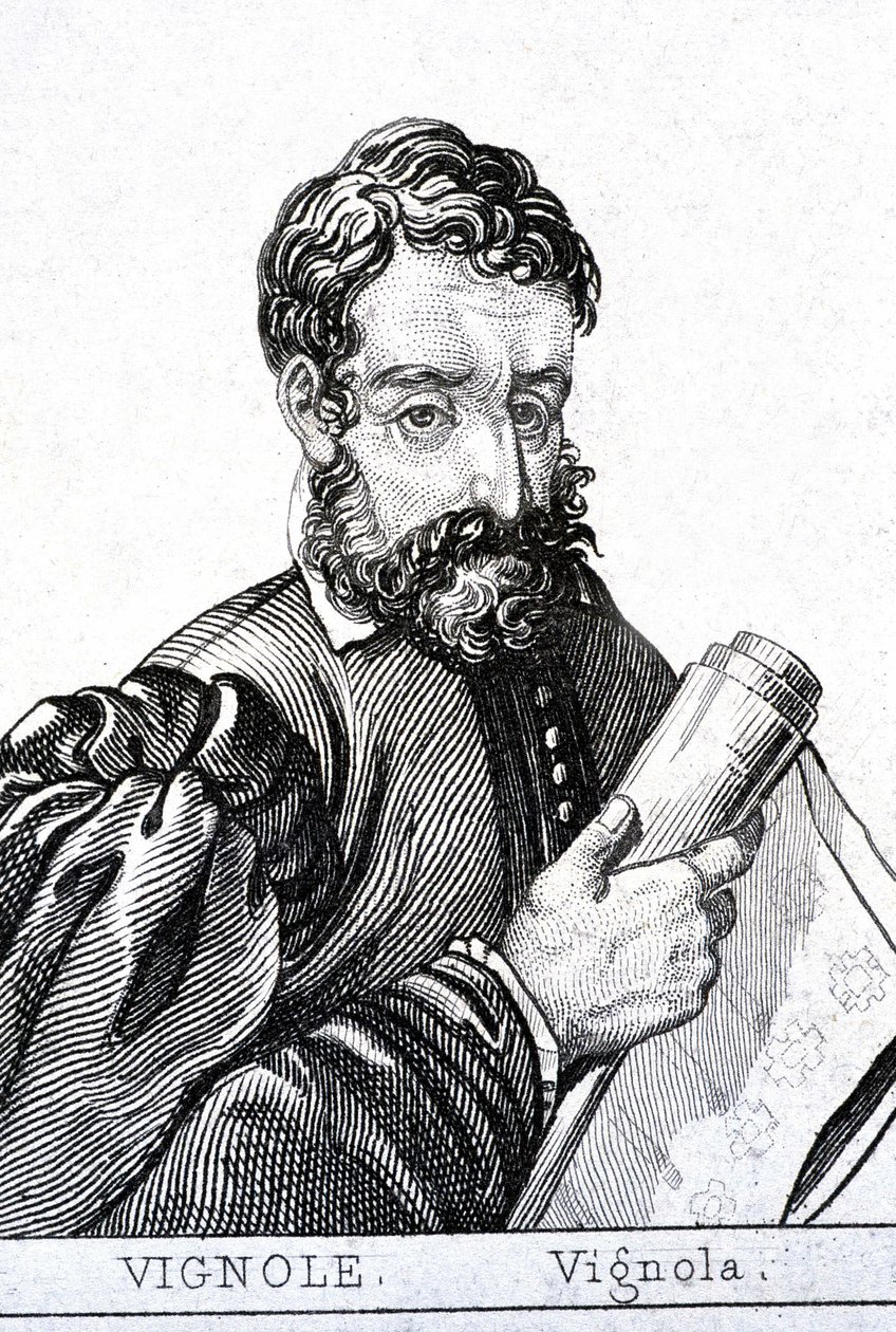 फ्रेंच ले विग्नोल (1507 - 1573) इतालवी वास्तुकार में गियाकोमो बरोज़ी, उर्फ विग्नोला। द्वारा अज्ञात कलाकार