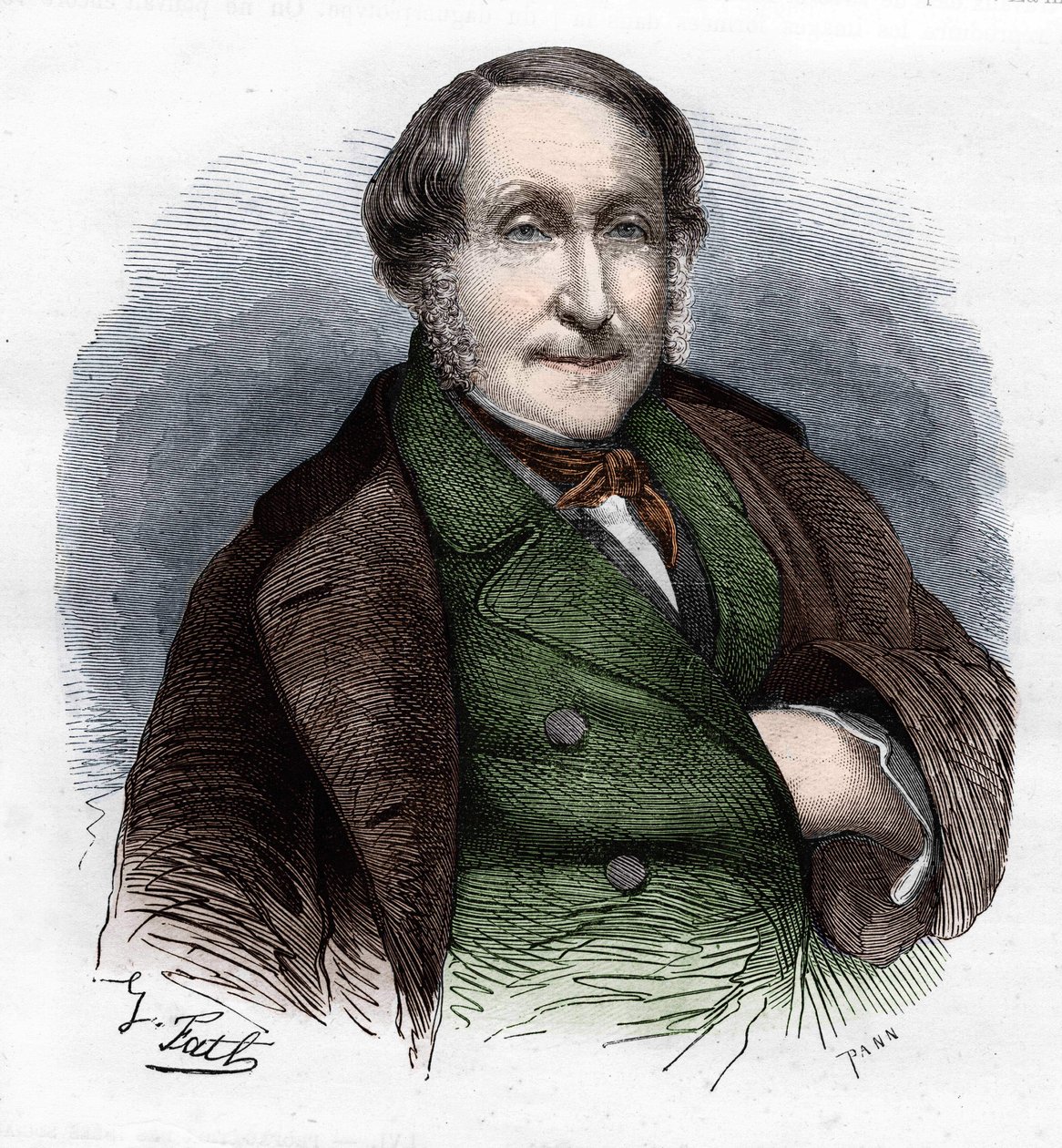 Gioacchino Rossini (1792-1868), इतालवी संगीतकार द्वारा अज्ञात कलाकार