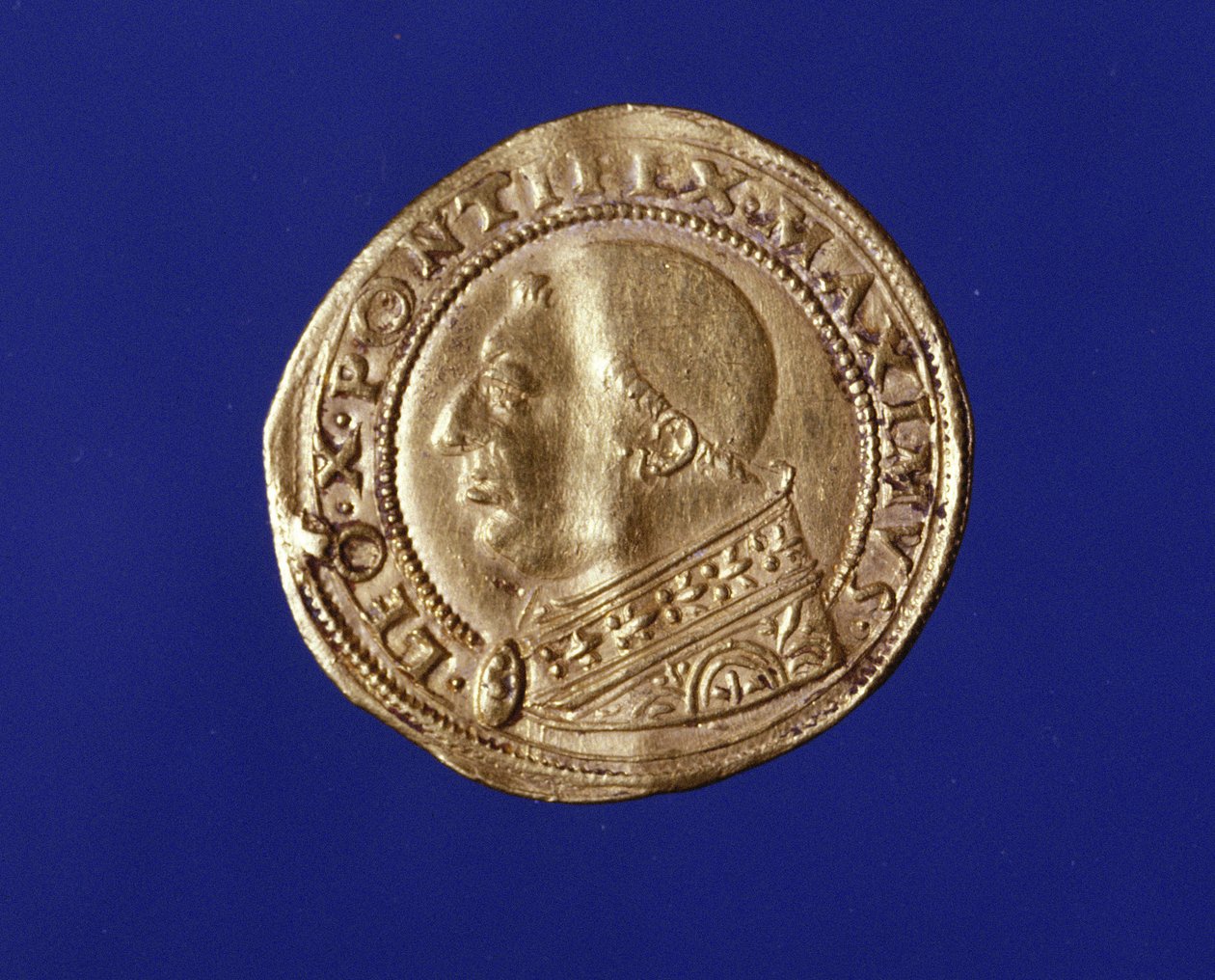 लियो एक्स द्वारा गोल्डन डुकाट (1475 - 1521)। द्वारा अज्ञात कलाकार