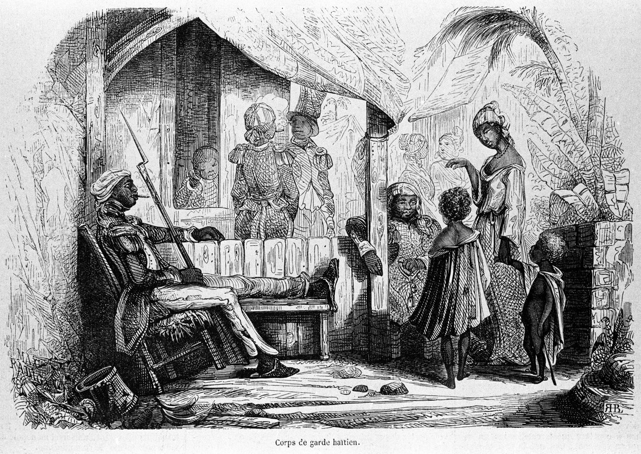 हाईटियन क्रांति (1791-1803): रिवोल्यूशनरी गार्ड कॉर्प्स। द्वारा अज्ञात कलाकार