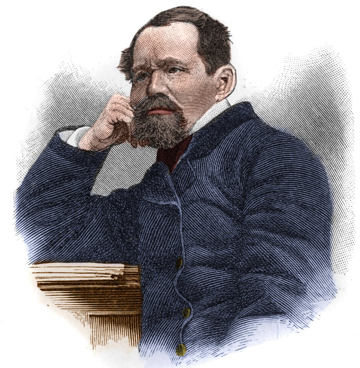 हेनरिक लाउब (1806-1884) जर्मन लेखक और नाटककार द्वारा अज्ञात कलाकार