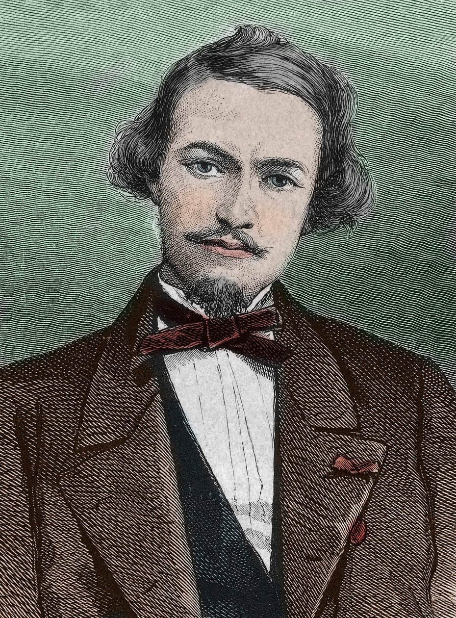हेनरी ड्यूवेरियर (1840-1892), फ्रांसीसी खोजकर्ता - हेनरी ड्यूवेरियर प्राच्यविद्, फ्रांसीसी यात्री और भूगोलवेत्ता का चित्र द्वारा अज्ञात कलाकार