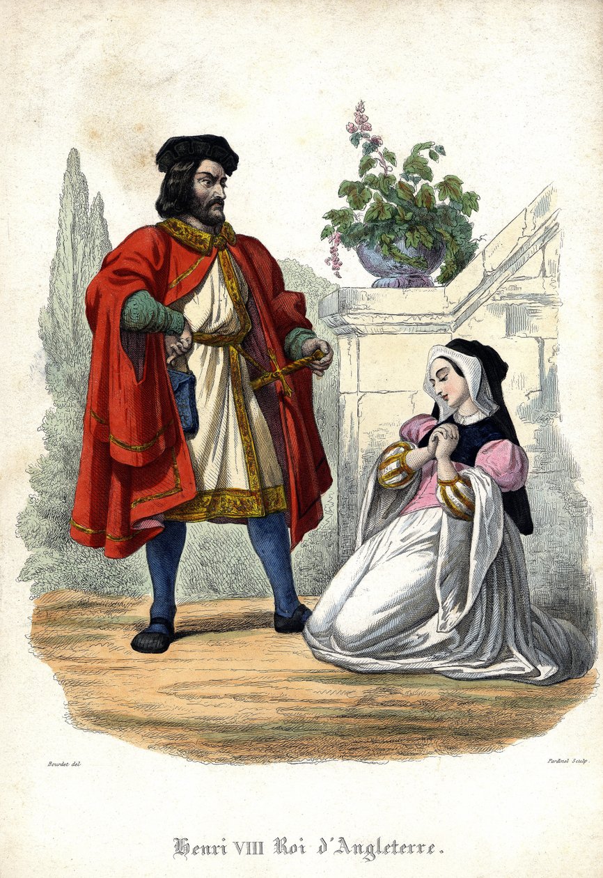 हेनरी VIII (1491 - 1547) और ऐनी डी बोलिन (अन्ना या एन बोलिन और ऐनी बुलेन) द्वारा अज्ञात कलाकार
