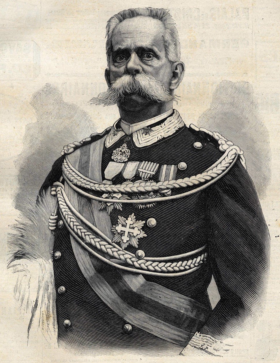 हम्बर्ट प्रथम (1844-1900), इटली के राजा। द्वारा अज्ञात कलाकार