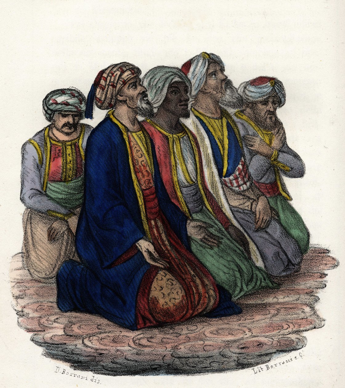 "" अल्जीयर्स का इतिहास "" में, लियोन गैलिबर्ट, वॉल्यूम। 2 द्वारा अज्ञात कलाकार