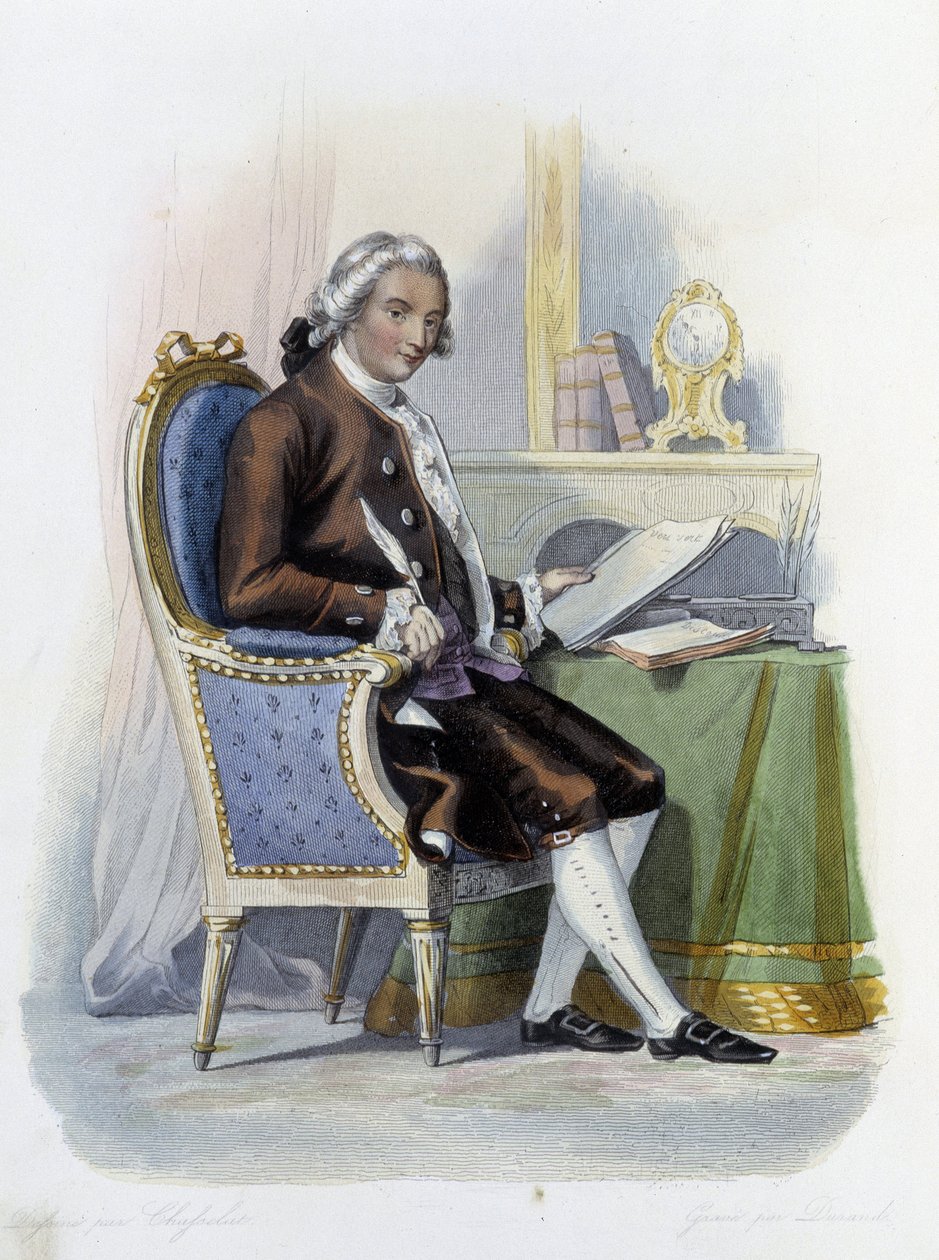 एड मेनेचेट में जीन बैप्टिस्ट लुई ग्रेसेट (1709-1777), "" द फ्रेंच प्लूटार्क "" द्वारा अज्ञात कलाकार