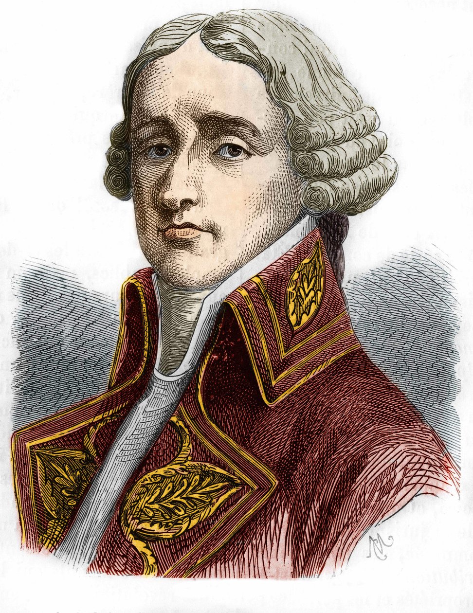 जीन जैक्स रेजिस डी कैंबसेरेस (1753-1824), फ्रांसीसी वकील और राजनीतिज्ञ। द्वारा अज्ञात कलाकार