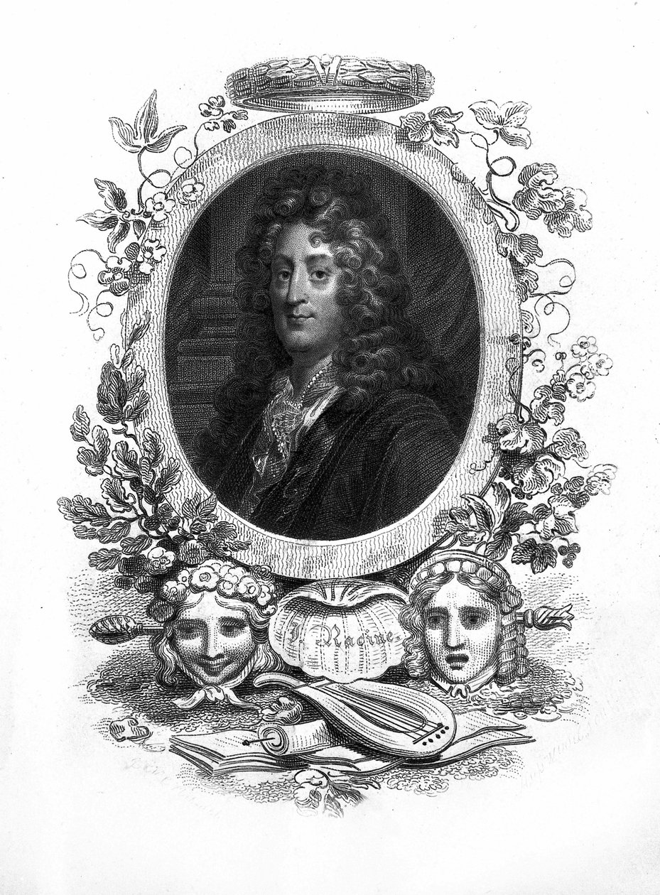 जीन रैसीन (1639-1699), फ्रांसीसी दुखद कवि। द्वारा अज्ञात कलाकार