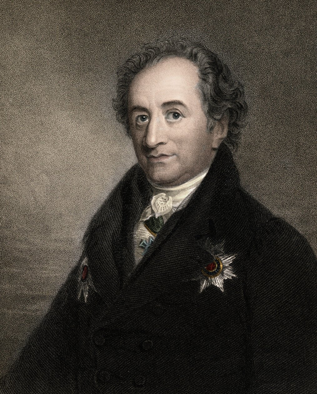 गोएथे द्वारा जोहान वोल्फगैंग 1749-1832 - उत्कीर्णन - 19वीं शताब्दी द्वारा अज्ञात कलाकार