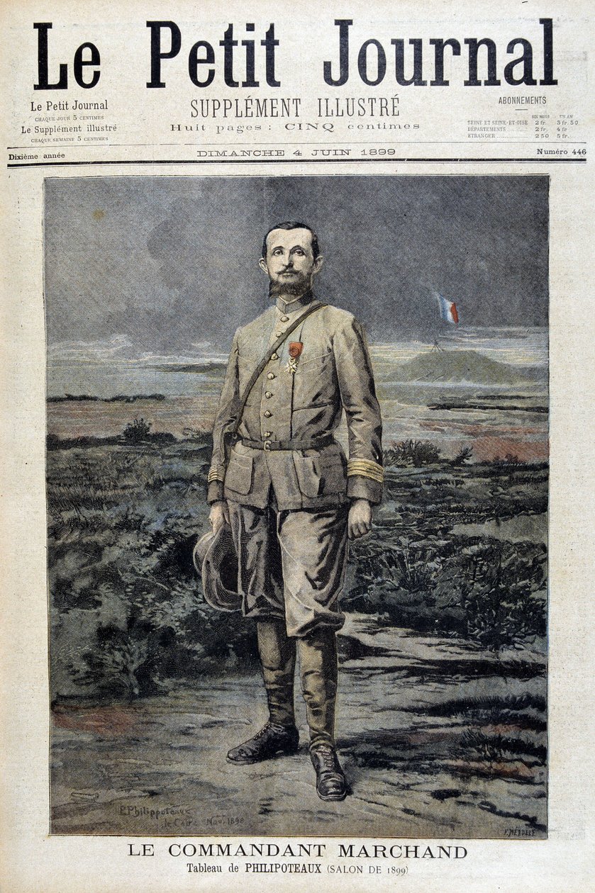 कमांडर मारचंद - 04/06/1899 के "ले पेटिट जर्नल"" में द्वारा अज्ञात कलाकार