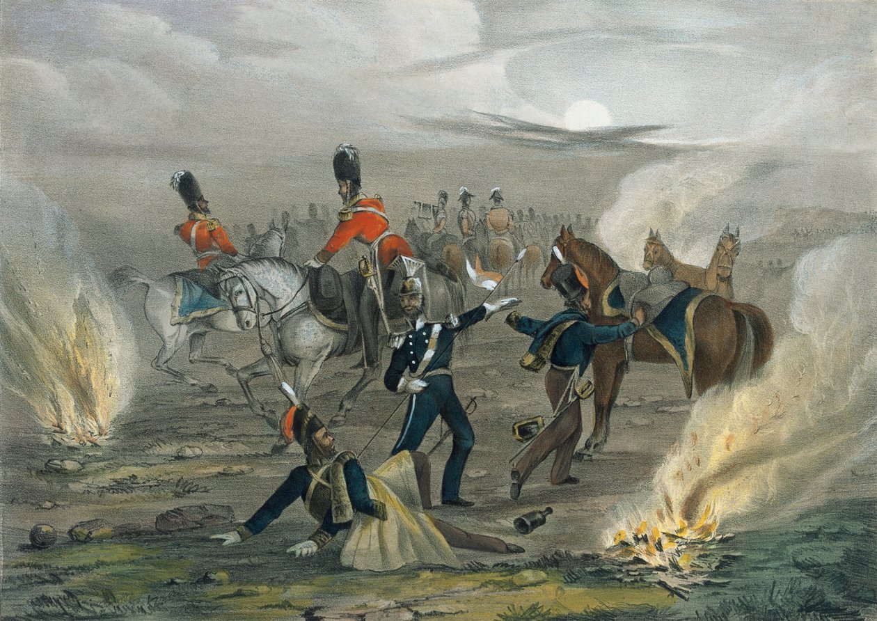 सेबस्टोपोल से पहले शिविर में नंबर 4 आधी रात का अलार्म , 1854 का सेरा द्वारा अज्ञात