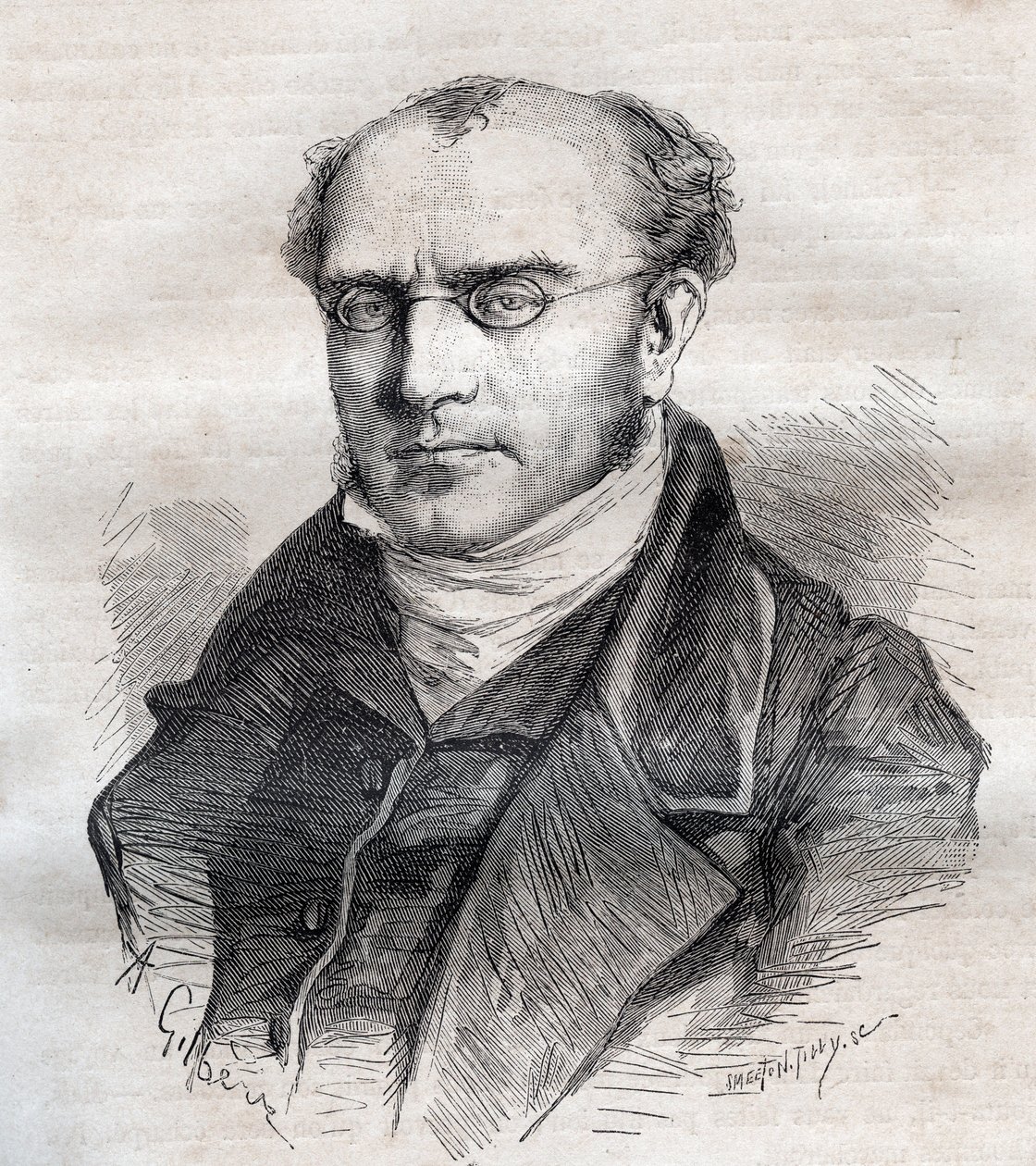 लुइस-क्राइसोस्टोम (लुई क्राइसोस्टोम) मिशेल डी मिशेल डी बोर्जेस 1797-1853 फ्रांसीसी वकील और राजनीतिज्ञ। द्वारा अज्ञात कलाकार