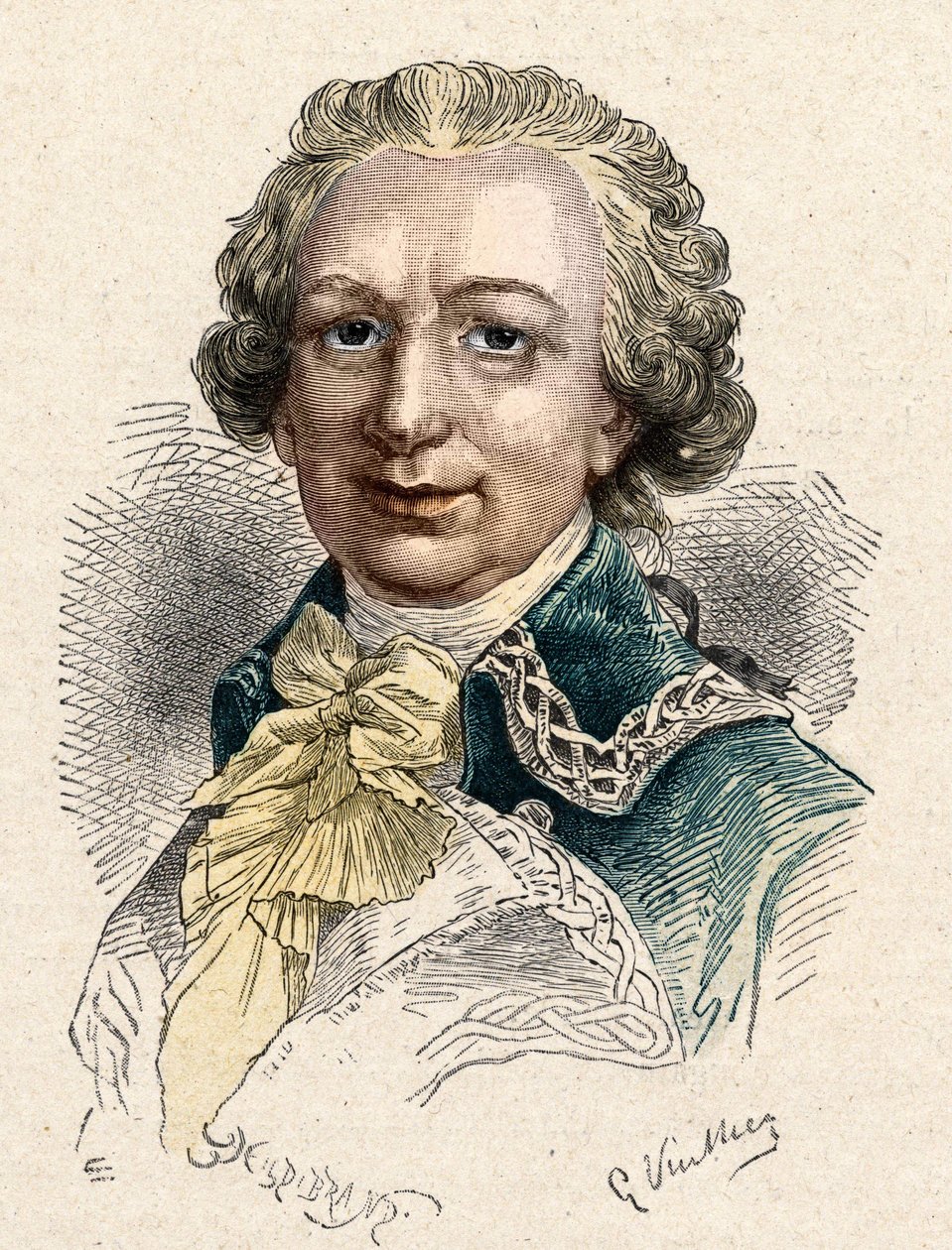लुई एंटोनी, बोगनविले की गणना (1729-1811), फ्रांसीसी नाविक। द्वारा अज्ञात कलाकार