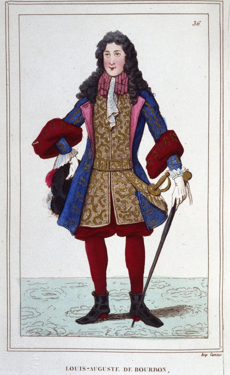 लुई अगस्टे डी बॉर्बन, ड्यूक ऑफ मेन (1670-1736)। फ्रांसीसी राजकुमार। द्वारा अज्ञात कलाकार