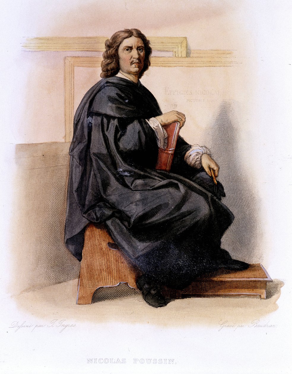 एड मेनेचेट में निकोलस पॉसिन (1594-1665), "" ले प्लुटार्क फ़्रैंकैस "" द्वारा अज्ञात कलाकार