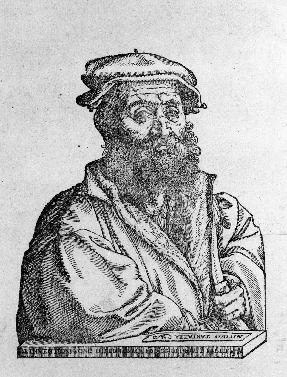 निकोलो (निकोलो) टार्टाग्लिया (1499 - 1557) इतालवी गणितज्ञ। द्वारा अज्ञात कलाकार