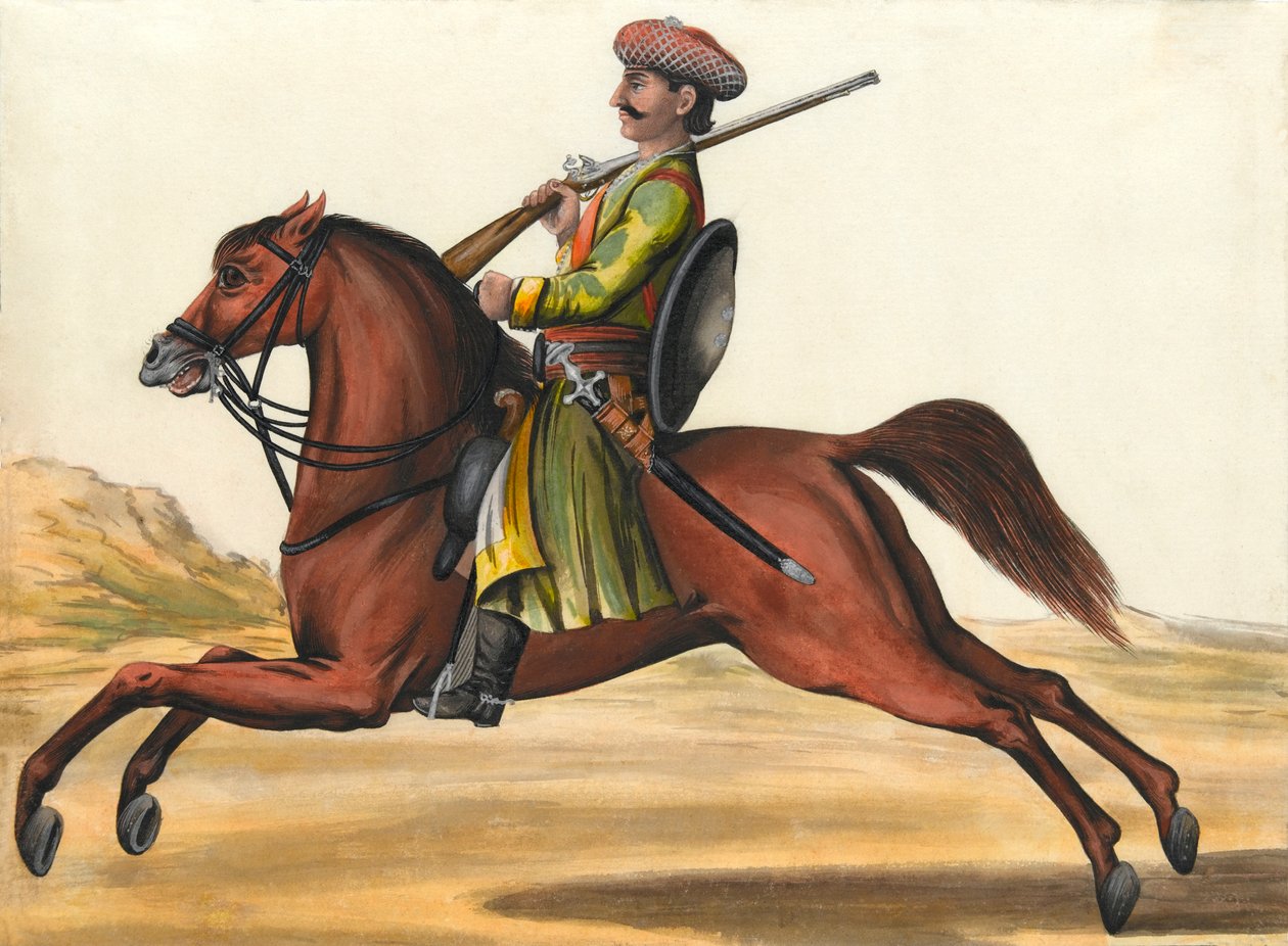  नवाब की मूल कैवेलरी सेवा में , 1780 लगभग द्वारा अज्ञात