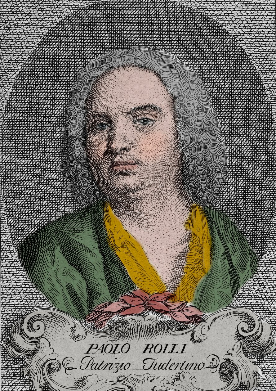 पाओलो एंटोनियो रोली (1687-1765) 18 वीं शताब्दी के इतालवी ओपेरा के कवि और लिबरेटिस्ट - पाओलो एंटोनियो रोली (1687-1765), इतालवी कवि का पोर्ट्रेट द्वारा अज्ञात कलाकार