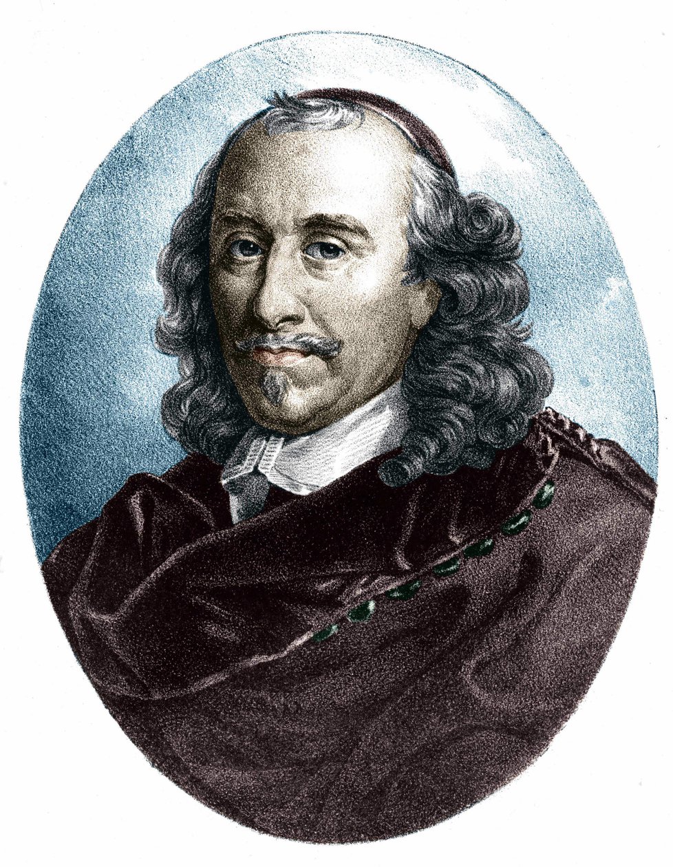 पियरे कॉर्नेल (1606-1684), फ्रांसीसी नाटकीय कवि। द्वारा अज्ञात कलाकार