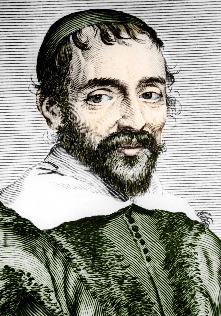 पियरे गैसेंडी (1592-1655), फ्रांसीसी दार्शनिक, खगोलशास्त्री, गणितज्ञ और भौतिक विज्ञानी। द्वारा अज्ञात कलाकार