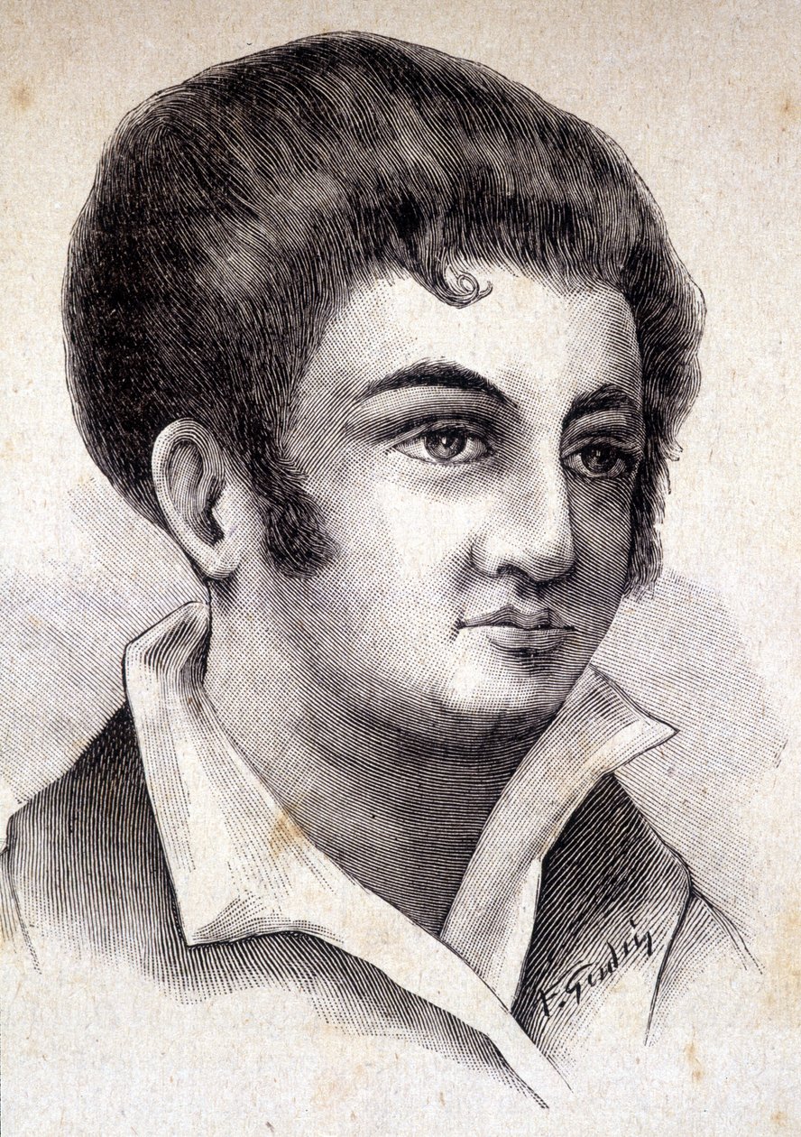 पोर्ट्रेट जीन फ्लेवी, नेपोलियन I (1767 - 1839) के अंतरंग संवाददाता - "" लेस कंटेम्पोरेंस "" में, और 19 वीं शताब्दी के अंत में। द्वारा अज्ञात कलाकार