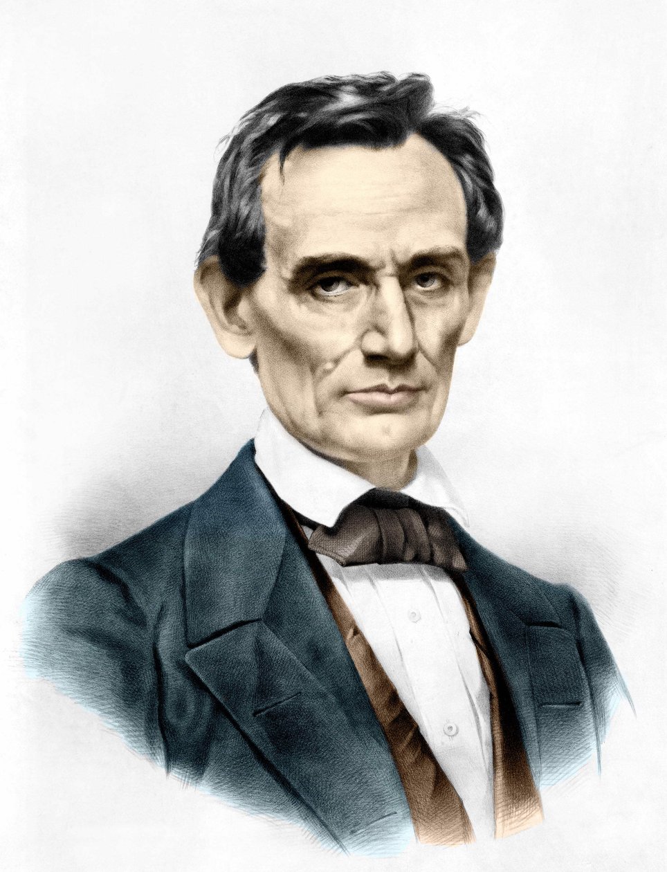 अब्राहम लिंकन का पोर्ट्रेट (1809 - 1865) संयुक्त राज्य अमेरिका के 16वें राष्ट्रपति। द्वारा अज्ञात कलाकार