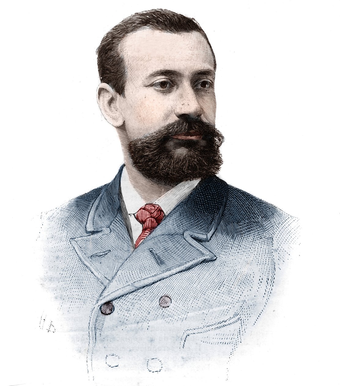 अल्बर्ट I ग्रिमाल्डी (अल्बर्ट होनोर चार्ल्स) (1848-1922), प्रिंस ऑफ मोनाको (1889-1922) का पोर्ट्रेट "द इलस्ट्रियस वर्ल्ड" में, 21 सितंबर द्वारा अज्ञात कलाकार