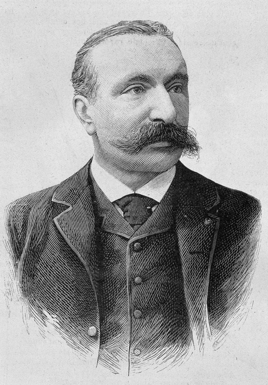 अल्बर्ट सोरेल का पोर्ट्रेट (1842 - 1906)। एच. मार्टिन द्वारा "हिस्टोइरे डी फ्रांस" में 19वीं शताब्दी के अंत का उत्कीर्णन। द्वारा अज्ञात कलाकार