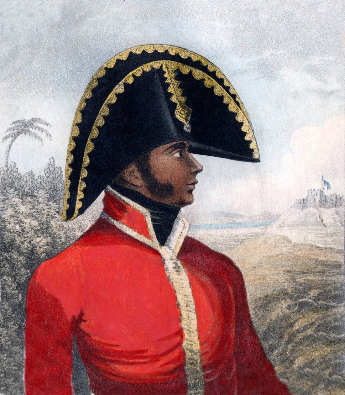 अलेक्जेंड्रे सब्स (1770-1818) का पोर्ट्रेट, डिट पेटियन - हैती गणराज्य के पहले राष्ट्रपति द्वारा अज्ञात कलाकार